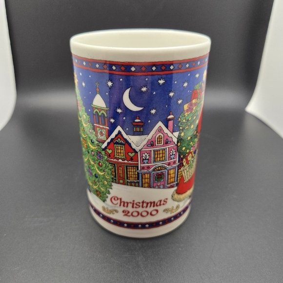 Dunoon Christmas 2000 stoneware mug. Made in Scotland. - Picture 1 of 8